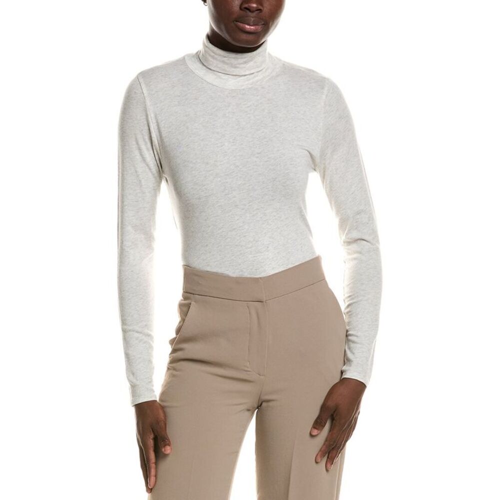 Eileen Fisher Womens Turtle Neck Top, White